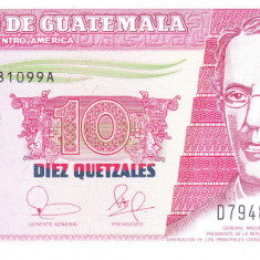 Bancnota Guatemala 10 Quetzales 2003 - P107 UNC