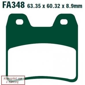 Klocki Ham. Moto. Yamaha Fzs 1000 Fazer (01-05) 319735 EBCFA348HH foto