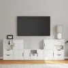 VidaXL Unități TV 5 piese cu depozitare ODDA din lemn masiv de pin alb