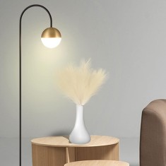 Iarba de Pampas Artificiala Alba (Set 3 fire) 43.5 cm 15 cm 43.5 cm Alb Cocos 3 Pampas Grass