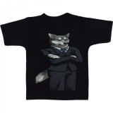 Tricou &quot; Lup la costum &quot;