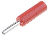 Conector mufă banană 4mm roșie