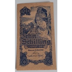 Austria, 10 Schilling 1945.