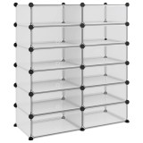 Cumpara ieftin Suport de pantofi, transparent, 94,5x36,5x106 cm, PP
