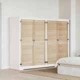 vidaXL Ușă de Dulap cu ușă 4 pcs natural 140.5 x 2.1 x 49.5 cm