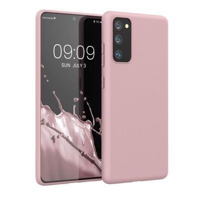 Husa pentru Samsung Galaxy S20 FE, Silicon, Roz, 53604.156 foto