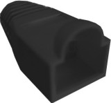 Protector mufa RJ45, negru - 129390