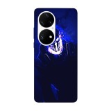 Husa compatibila cu Huawei P50 Pro model Ghost rider, Silicon, TPU, Viceversa, Transparent, Carcasa