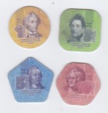Moneda Transnistria 1, 3, 5 si 10 Ruble 2014 - UNC ( set x4, material compozit ), Europa