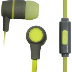 Casti Stereo Vakoss SK-214G, Microfon (Gri/Verde)