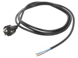Cablu Alimentare 3x1mm2 2.5m Negru 10A