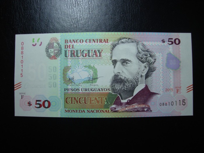 URUGUAY 50 PESOS 2015 UNC