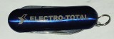 CY - Un frumos mini-briceag RO dupa 1990 &quot;ELECTRO-TOTAL&quot; / no-nout nefolosit la cutie (din carton) / perfect functional / L: 6 cm (inchis) 22,50 g, Scule si unelte
