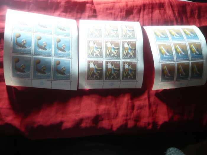 6 Blocuri Iugoslavia 1972 - Olimpiada Munchen