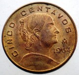 B.593 MEXIC 5 CENTAVOS 1964 XF