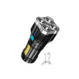 Lanterna de mana, 4LED COB, 10W, USB, IP65