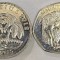MAURITIUS Set / Lot 8 , 2 Monede : 5 Rupees 2012 + 10 Rupees 2019 , magnetic - otel placat cu nichel