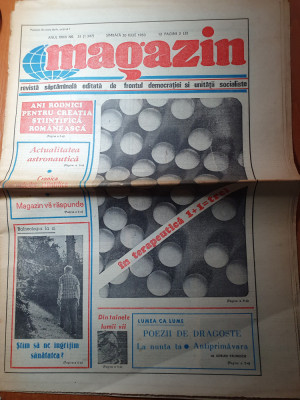 magazin 30 iulie 1983-poezii adrian paunescu,si art. si foto cheile turzii foto