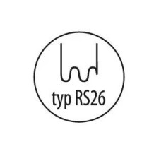 Capse, agrafe pentru reparat plastic tip RS26, 0,6mm, val mare, 100buc