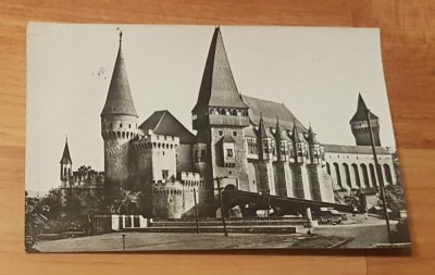Vedere (carte postala) Hunedoara: Castelul Huniazilor. Circulata foto