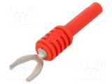 Conector tip furcă mufă banană 4mm 20A ST&Auml;UBLI