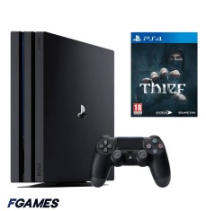 Consola Sony Playstation 4 Pro Ps4 1tb + Controller + Thief PlayStation 4, Second-Hand