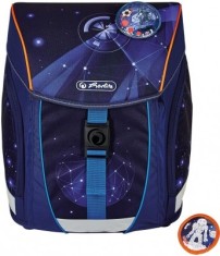 Ghiozdan baieti neechipat, Herlitz Filolight Galaxy Game + CADOU foto
