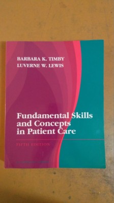 Timby &amp;amp; Lewis Fundamental Skills and Concepts in Patient Care, New York 1992 087 foto