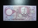 TONGA 5 DOLARI 1995 UNC