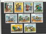 ROMANIA 1985 LP 1145 LP 1146 LP 1147 DESENE ANIMATE WALT DISNEY I 1985 SERIE SI DOUA COLITE STARE MNH NESTAMPILATE