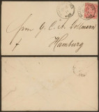 Germany North Conf 1871 Postal History Rare Cover to Hamburg DB.531