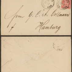 Germany North Conf 1871 Postal History Rare Cover to Hamburg DB.531