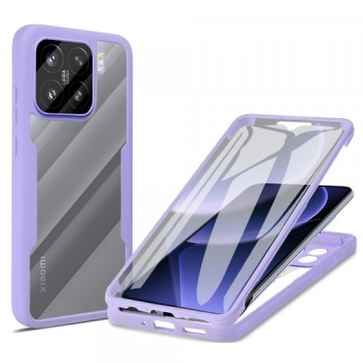 Husa pentru Xiaomi 15, Techsuit, ColorVerse 360, Mov foto