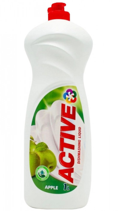 Detergent de vase lichid Active, 1 litru, mar