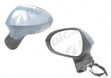 Oglinda exterioara Seat Ibiza (6j), 04.2008-04.2012; Ibiza (6j), 04.2012-, Stanga, reglare manuala; grunduita; geam convex; cromat