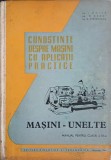 CUNOSTINTE DESPRE MASINI CU APLICATII PRACTICE. MANUAL PENTRU CLASA A IX-A-I. GHITA, M. RADOI, G. SPRINCEAN-265761