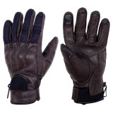 Manusi moto de vara W-TEC Fowlar din piele si denim, touchscreen