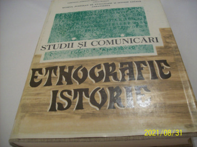 studii si comunicari de etnografie-istorie II- an 1977 foto