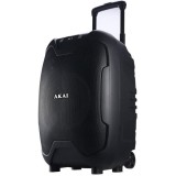 Boxa portabila AKAI, tip troller, 50 W RMS, Bluetooth, acumulator 4500 mAh, &quot;ABTS-X10 PLUS&quot; (timbru verde 11 lei)
