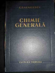 Chimie Generala - C.d. Nenitescu ,540765 foto