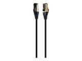 Gembird PP8, LSZHCU, BK, 15M , Cablu patch S FTP Cat. 8 LSZH, 15 m, negru