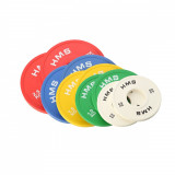 Cumpara ieftin Set discuri olimpice HMS CBRS 15 kg, cauciucate, pentru bara 50/51 mm