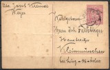 AUSTRIA 1918 - &Icirc;NTREG POȘTAL CU MARCĂ FIXĂ - COMUNA WEYER - EXPEDIAT LOCAL (C15)