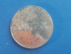 M3C1 17 - Jeton de colectie - foarte vechi - CONTROL/TELEFOANE - 28 milimetri