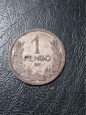UNGARIA 1 PENGO 1926 ARGINT foto