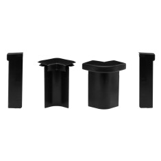 Set colturi plinta mocheta SET N25474-111 negre 2+4+2+2 bucati