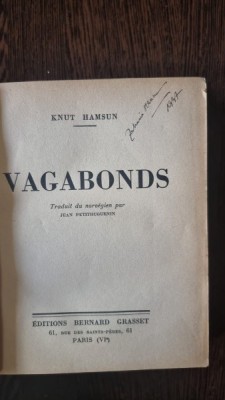 Vagabonds - Knut Hamsun foto