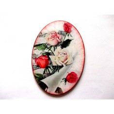 Magnet frigider cu trandafiri albi ,roz si rosii 41685