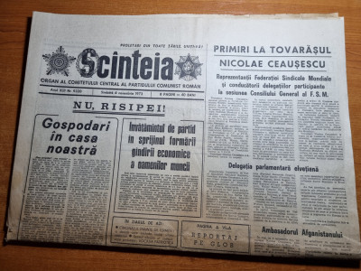 scanteia 4 noiembrie 1972-art. hunedoara,teleorman,constanta,vrancea foto