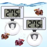 Set de 2 termometre digitale cu ventuza pentru acvariu Weewooday, plastic, alb, 4,5 x 2,5 cm